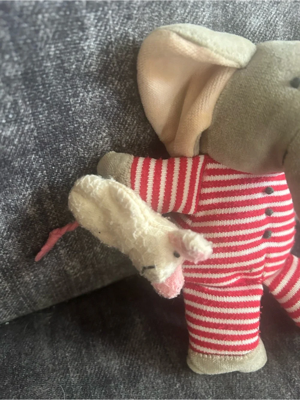 Jellycat bunny attached